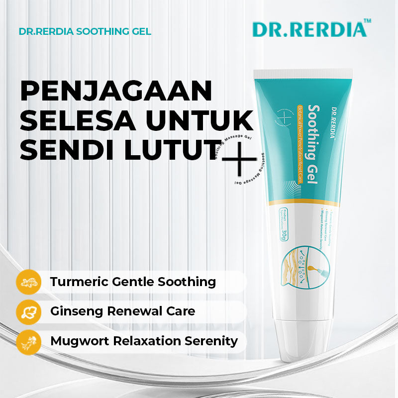 [Stok Tersedia] DR.RERDIA Gel Menenangkan, Ginseng, Halia dan Artemisia Argyi, Perawatan Lembut dengan Bahan Semulajadi